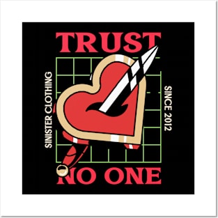 Trust No One Tattoo Posters and Art